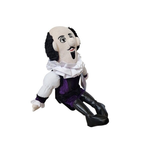 2005 Little Thinkers The Unemployed Philosophers Guild WILLIAM SHAKESPEARE Plush - Picture 3 of 8